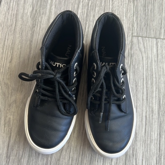 Nautical Black High Top Sneakers Size 11 - Picture 5 of 7